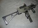 Billet Rear Stock with Adapter for M-11 SMG